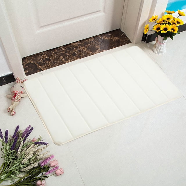 Bovemsi Clearance Memory Foam Bath Mat Bathroom Rugs Toilet Soft Non Slip Mat Bathroom Bedroom Floor Shower Rug Decor Comfortable Water Absorbent Machine Washable Easier To Dry Floor Rug Mats