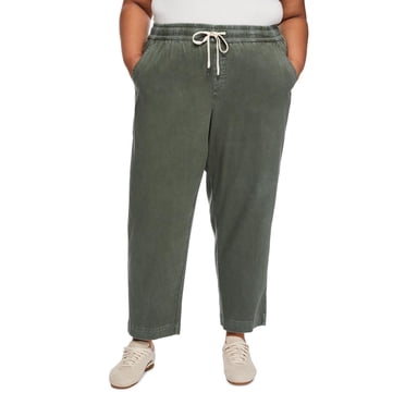 Pantalon en coutil à enfiler Lane Bryant Plus pour femmes