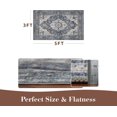thumbnail image 2 of -Runner Rug X Rugs for Living Room- Machine Washable Rug-Soft Living Room Rug-Vintage Non Slip Carpet-Rugs for Bedrooms Dining Office, 2 of 7