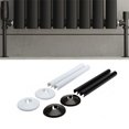 thumbnail image 2 of mmirethe Radiator Pipe Covers Covers And Collars For Pipes Chrome Effect Pipe Covers And Collars Pipe Covers white, 2 of 6