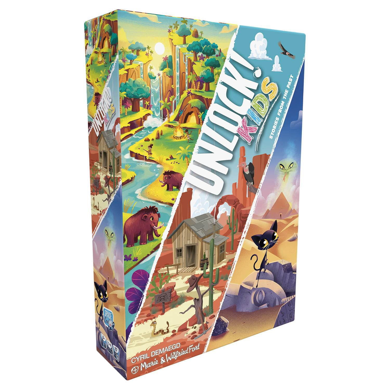 Unlock! Kids 2 – Histoires du Passé – Jeu d’escape game coopératif – Version anglaise
