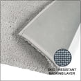 thumbnail image 4 of Hometrends 3K Solid Light Grey Polyester Bathrug, 4 of 8