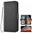 thumbnail image 1 of Iphone Xs Max Cover, Shockproof Mobile Phone Cover Rfid Protection Card Slot Stand Function Magnet, Tpu Protective Cover Case Compatible with Iphone Xs Max 6.5 Black, 1 of 7