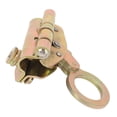 thumbnail image 1 of Safety Rope Self Locking Device, Sturdy Galvanized Steel Grab with 3 Round Holes, for Fire Rescue Aerial Work Climbing, 1 of 7