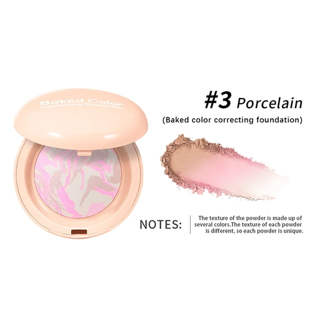 EGNMCR High Pigmentation Powder Compact Texture Versatile Shades Powder Compact - All Tones Convenient Shaping powd