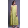 thumbnail image 2 of Bimba Robe de Nuit Maxi en Rayonne pour Femmes, Imprimée, Sans Manches, Robe de Nuit Maxi - m, 2 of 5