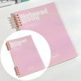 thumbnail image 2 of Clearance! beishanbush Notebooks for School Notebook Refillable Notebook and Filler Paper Notebooks College Ruled with Dividers Transparent Covers for Home School One Size Pink, 2 of 9