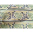 thumbnail image 4 of oneOone Cotton Poplin Fabric Stripe|Leaves & Hen Block Printed Craft Fabric BTY 56 Inch Wide, 4 of 4