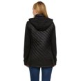 thumbnail image 2 of Swiss Tech Ladies Quilted Mixed Media Jacket, 2 of 5