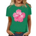 thumbnail image 1 of LUOGENLI T-shirts pour Femmes Mode Décontractée Chemises Imprimées Col Rond Manches Courtes Tee Tops Tunique Blouse T-shirts Graphiques Drôles Adulte Jour de la Saint-Patrick Vert TTG, 1 of 4
