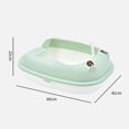 thumbnail image 4 of GROWTH TANK Cat Litter Box Cat Potty Pan Detachable Frame Potty Toilet Easy to Color L, 4 of 9