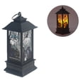 thumbnail image 1 of LED Halloween Candle Lantern Decoration with Skeleton Pumpkin Design - Portable Hanging Lamp PVC Material Safe for Kids Party Outdoor, 1 of 4