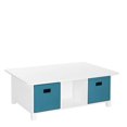 thumbnail image 1 of RiverRidge® Home 6-Cubby Storage Activity Table in White for Kids with 2-Piece Bins, 1 of 4