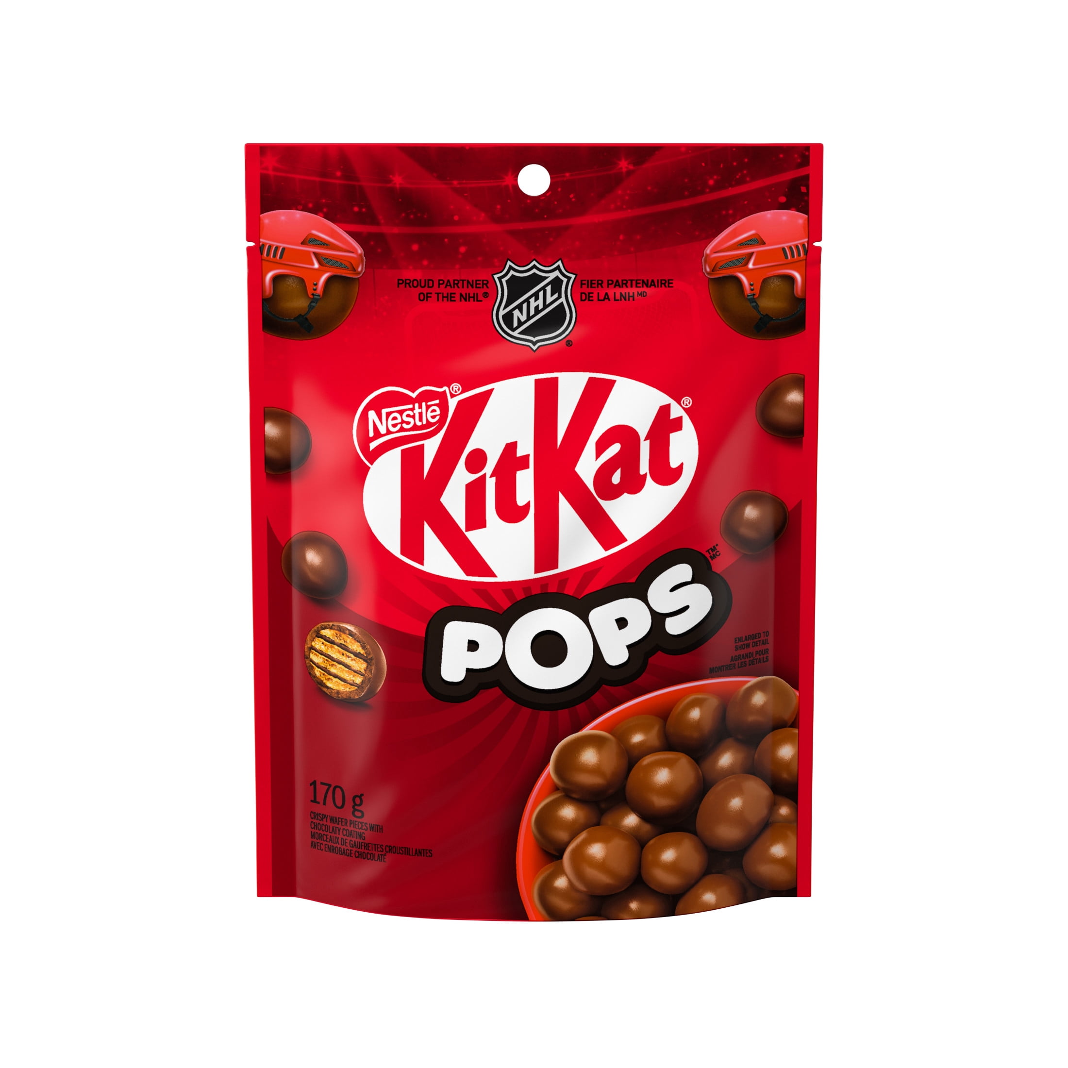 KITKAT POPS, collations au chocolat au lait, sac de 170 g