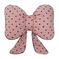 thumbnail image 2 of Tyidzon Dotted Bow Pillow Waist Pillow Home Decor Cuddle Pillow Holiday Gift, 2 of 6