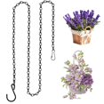 thumbnail image 3 of DYNWAVECA Hanging Chain Hanging Replacement Chain Basket Hanging Chain Hooks Wind Chimes Hanging Hook - 40cm 2, 3 of 9