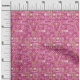 thumbnail image 1 of oneOone Viscose Chiffon Fabric Stripe & Square Geometric Print Fabric BTY 42 Inch Wide, 1 of 4