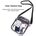 thumbnail image 4 of Clear Crossbody Purse Bag, Stadium Approved for Concerts Sports Events S, 4 of 6
