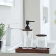 thumbnail image 4 of Better Homes & Gardens Acacia Wood Tray Organizer, Walnut, 4 of 4