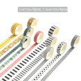 thumbnail image 3 of Craft Tape Colorful DIY 10 Rolls Decorative 6.56ft Masking Tape Planner Tape, 3 of 6