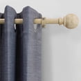 thumbnail image 2 of Mainstays 3/4” Mid-tone Faux Wood Ball Adjustable Curtain Rod, 30”-84”, 2 of 4
