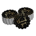 thumbnail image 1 of Inkdotpot Real Gold Foil Thank You Bridal Shower Tags Favor Hang Paper Tags 100 Pieces, 1 of 1