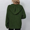 thumbnail image 4 of Cardigan Fille Femme Ample Couleur Foncée Cardigan en Tricot à Corde Veste Femme Cardigan en Liquidation, 4 of 5
