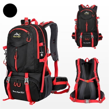 LSLJS Sac à Dos de Randonnée 50 L, Sac Essentiel de Camping Imperméable, Sac à Dos de Randonnée Léger 45+5 Litres, Sac de Sport