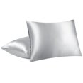 thumbnail image 1 of Unique Bargains Taies d'Oreiller en Satin avec Fermeture Enveloppe 2 Pcs, 1 of 9