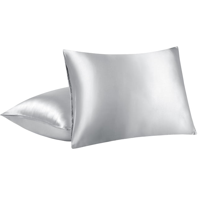 Unique Bargains Taies d'Oreiller en Satin avec Fermeture Enveloppe 2 Pcs