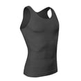 thumbnail image 2 of Pisexur Male Shaper Tank Slim Underwaist For Men Body Shaper Compression Shirt, 2 of 6
