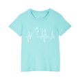 thumbnail image 1 of Birdeem Chemises pour Filles Tout-Petits Enfants Garçons Filles T-Shirt en Coton Mode Mignon Col Rond Imprimé Tee Manches Courtes Haut, 1 of 1