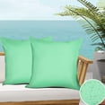 thumbnail image 2 of VogueV Waterproof Outdoor Pillow Cover - All-Weather Cushion Protector Mint Green, 2 of 6