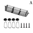 thumbnail image 1 of Filet de Chargement pour Lit de Camion, Forte Capacité Cybertruck 2024, Filet de Chargement pour Lit de Camionnette Compatible avec Cybertruck 2024, Organisateur de Rangement pour Lit de Camion, Trois Poches avec 4 Crochets, 1 of 7