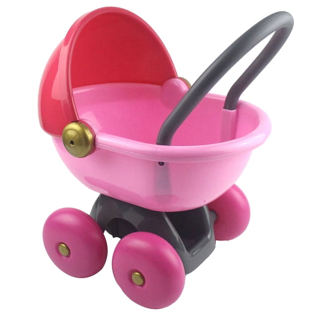 Bangcool Baby Doll Stroller Simulated DIY Mini Doll Stroller Miniature Stroller for Doll