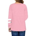 thumbnail image 5 of WEIYLL T-Shirts Graphiques pour Filles Manches Longues Poignets Col Ras du Cou Patchwork Chauds Doux Hauts de Sport pour 3-4 Ans, 5 of 5