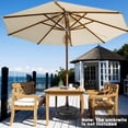 thumbnail image 4 of Gymax Base de Parasol de Patio Ronde 40 Lb 14,5 Pouces Sable d'Eau Remplissable Support de Parasol, 4 of 10