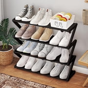 Amzcrzy Shoe Rack, Shoe Rack for Entryway, Shoe Organizer, Storage Rack, 4-layer Shoe Rack Independent With Thickened Steel Pipe Multi-functional Entrance Corridor Shoe Cabinet shoe rack