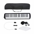 thumbnail image 1 of Wweixi Melodica Portable ABS 39 Keys Melodica Student Teaching Wind Musical Instrument, Black, 1 of 9