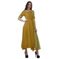 thumbnail image 3 of Moomaya Robe Midi en Viscose à Imprimé Style Santoon, Encolure Dégagée, Décontractée, pour Femmes, 3 of 4