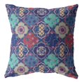 thumbnail image 1 of HomeRoots 412248 16 Pouces Treillis Intérieur et Extérieur Coussin & 44; Marine et Rouge, 1 of 1