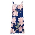 thumbnail image 4 of LOVZFMLL Dresses Women Casual Draw Back Printed Sleeveless Ruffle Lace-up Cold Shoulder Dress, 4 of 4