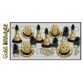 thumbnail image 1 of Beistle 88446BKG50 - l'Assortiment de Fête de Minuit en Or pour 50, 1 of 1
