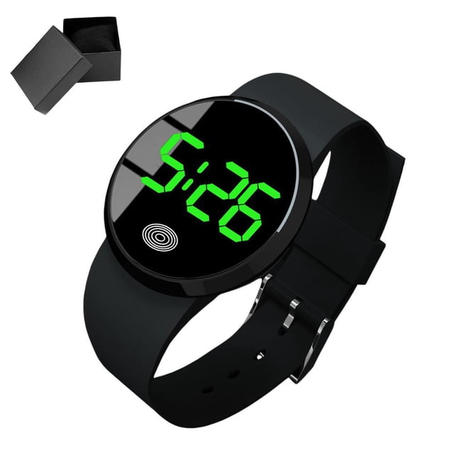 Fashion Plastic Watch LED Electronic Watch Clear Hour Display Long-term Use Material Simple Design For Business