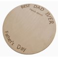 thumbnail image 1 of Tong “ Wooden Handprint Keepsake For Father’s Day Create Lasting Memories With Dad And Child’s Handprints Perfect For Dad!”, 1 of 6