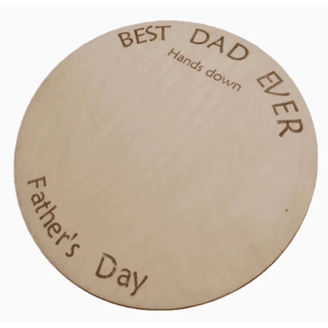 Tong “ Wooden Handprint Keepsake For Father’s Day Create Lasting Memories With Dad And Child’s Handprints Perfect For Dad!”