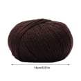 thumbnail image 3 of EGNMCR Wool Hand-woven Medium Coarse Scarf Hat Overcoat Wool Merinoss Wool Wool Cashmeres Yarn wools group, 3 of 5