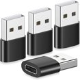 thumbnail image 1 of YOPTOP 4Pcs USB C Female to USB Male Adapter(4 Pack)  yootech USB-C to USB Adapter Type C to A Power Charger Cable Connector Compatible with iPhone 13 12 Mini Pro Max Samsung Galaxy S21  iPad Mini Ai, 1 of 7