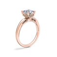 thumbnail image 4 of 1.15 Carat Excellent Princess Cut Real Diamond Latest Design Solitaire Engagement Ring for Ladies Solid 14K Rose Gold Size 7.5, 4 of 8