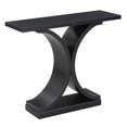 thumbnail image 1 of Pemberly Row Modern Console Table in Black Wood Finish, 1 of 5
